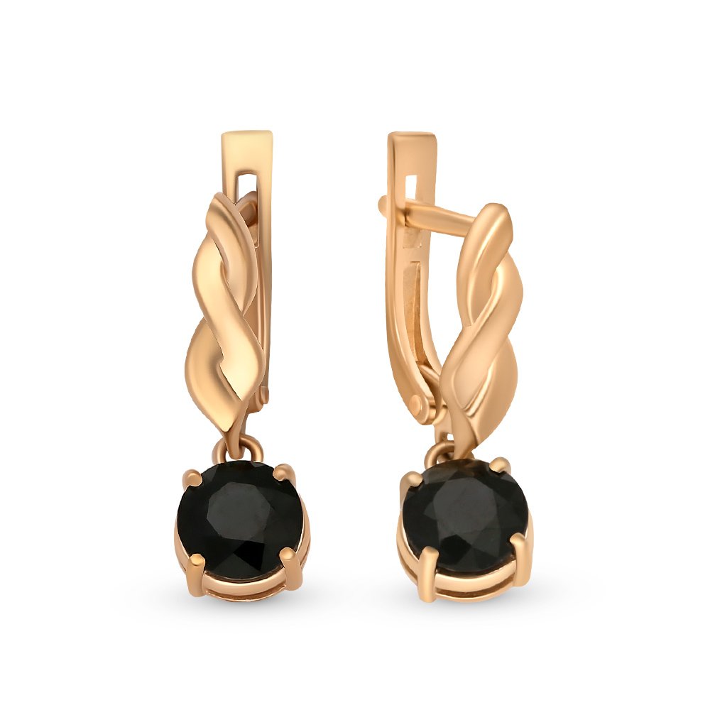 

Серьги из красного золота с сапфиром 585Gold 102005910, 102005910
