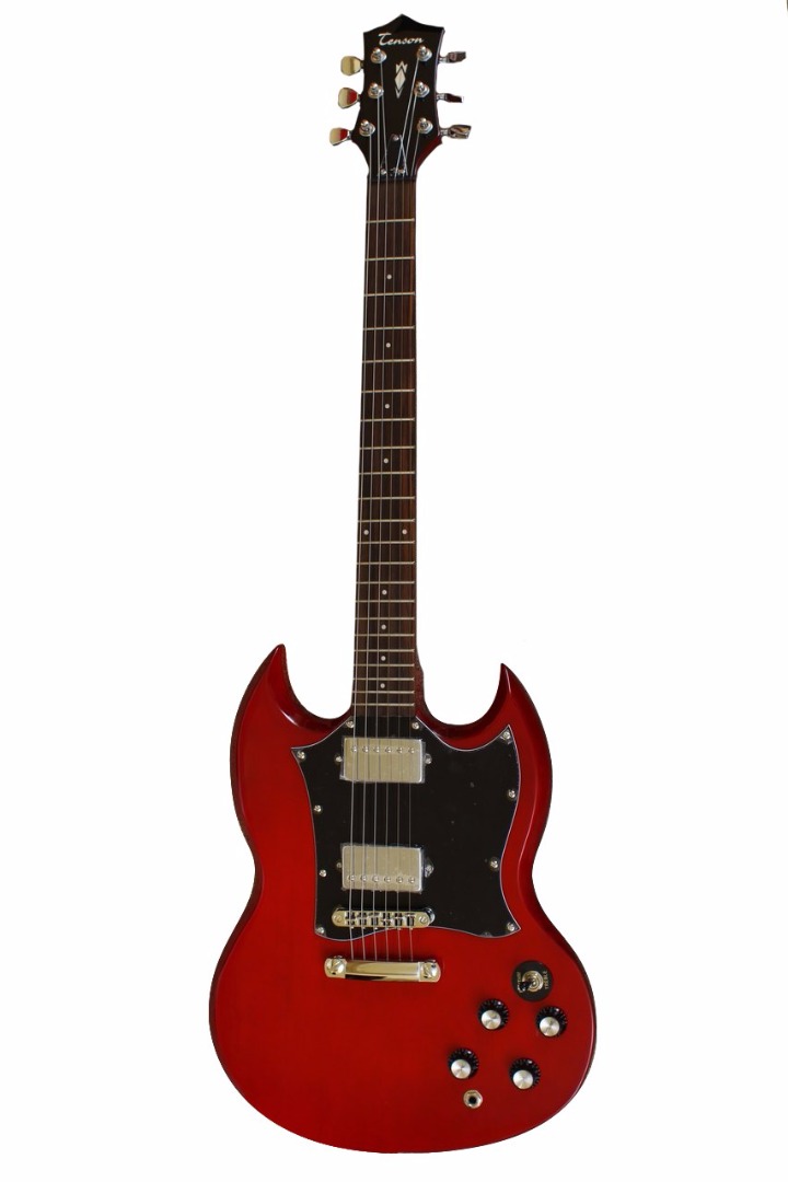 Tenson Nashville Sd Set Neck Transparent Red электрогитара