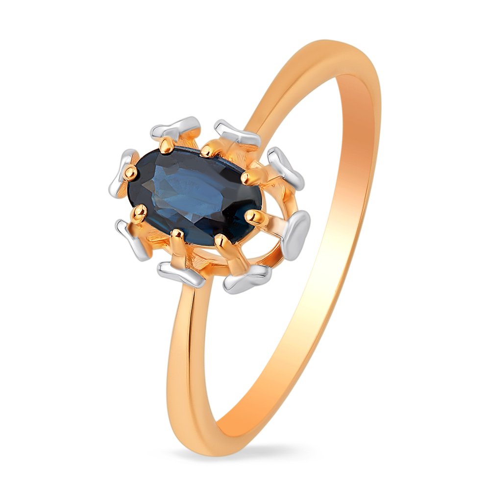 

Кольцо женское из красного золота с сапфиром 585Gold 101011127, р. 18, 101011127