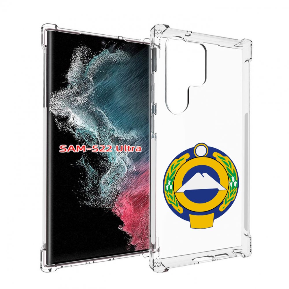 

Чехол MyPads герб-карачаево-черкессия для Samsung Galaxy S23 Ultra, Прозрачный, Tocco