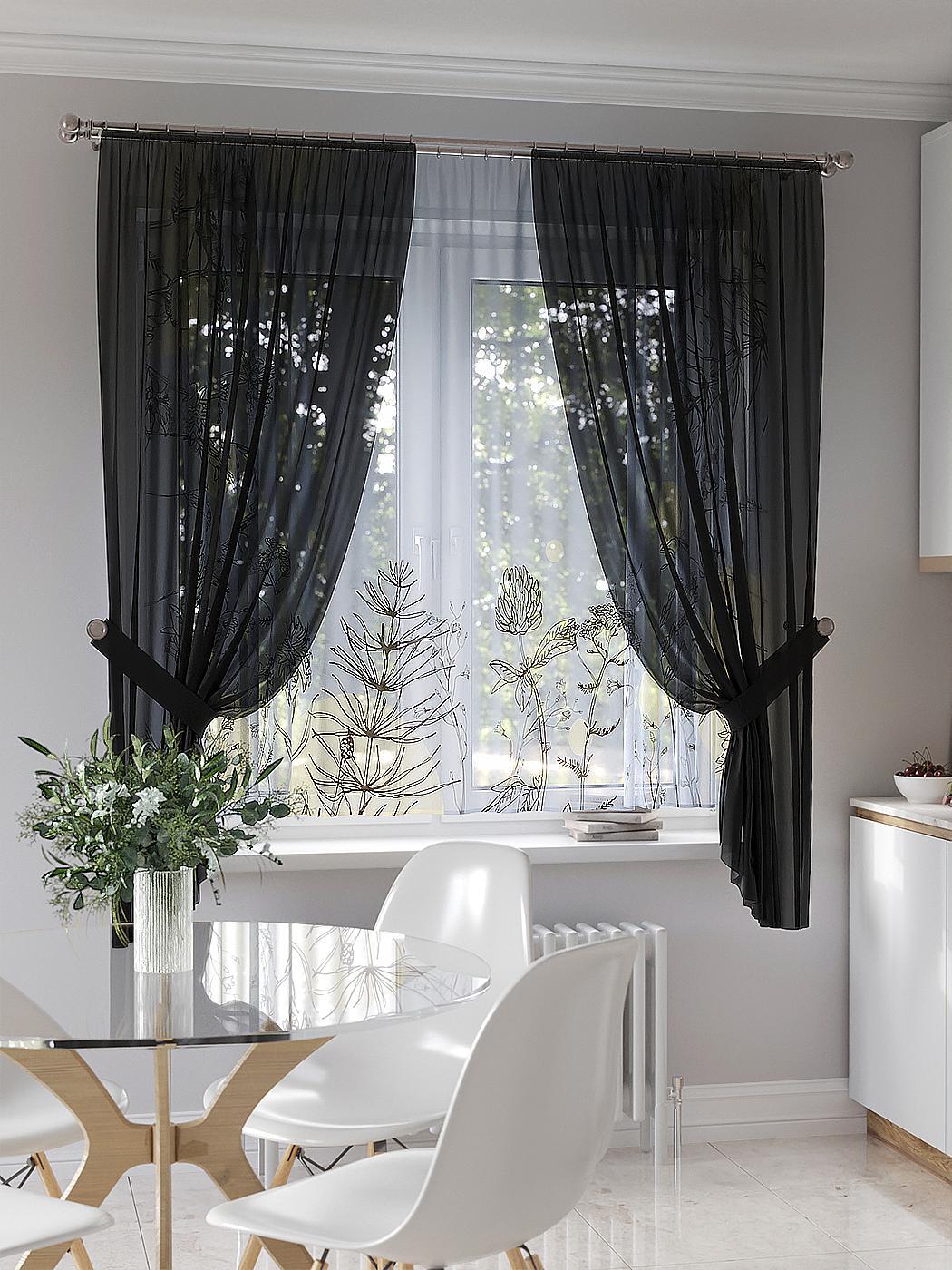 

Комплекты штор AT HOME Кримонсис высота 180 см, ширина 145 см, Синий/Голубой, 550207