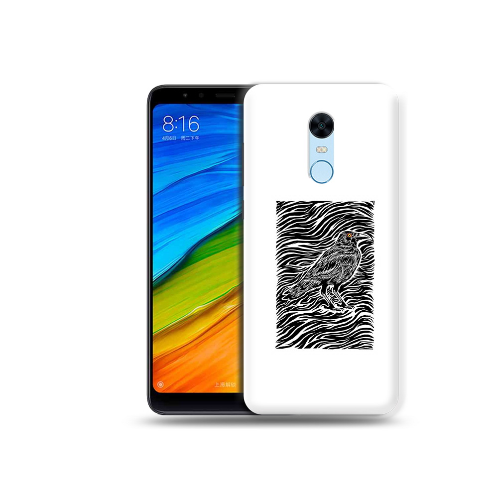 

Чехол MyPads Tocco для Xiaomi Redmi 5 Plus ворон в абстракции (PT94743.327.272), Прозрачный, Tocco