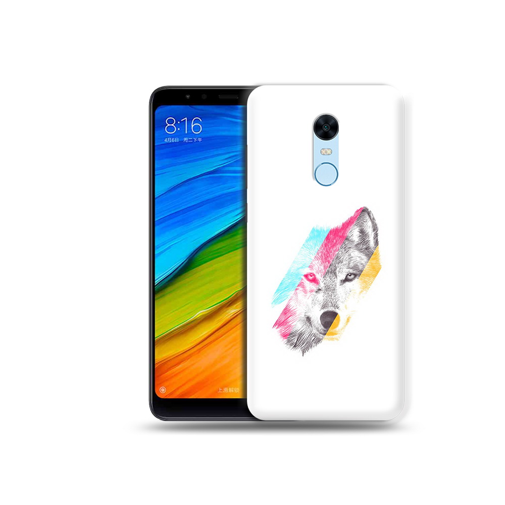 

Чехол MyPads Tocco для Xiaomi Redmi 5 Plus волк градиент (PT94743.327.268), Прозрачный, Tocco