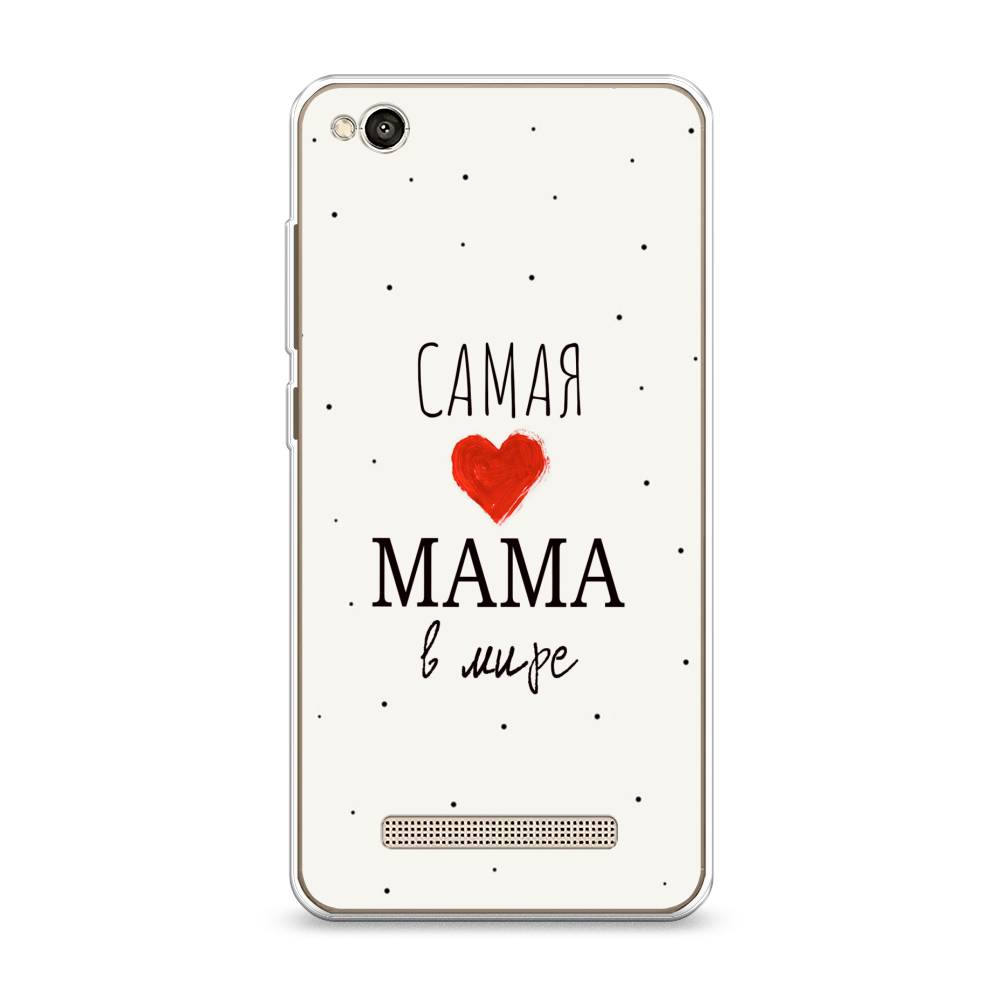 

Чехол Awog на Xiaomi Redmi 4A "Самая любимая мама", Разноцветный, 31350-6