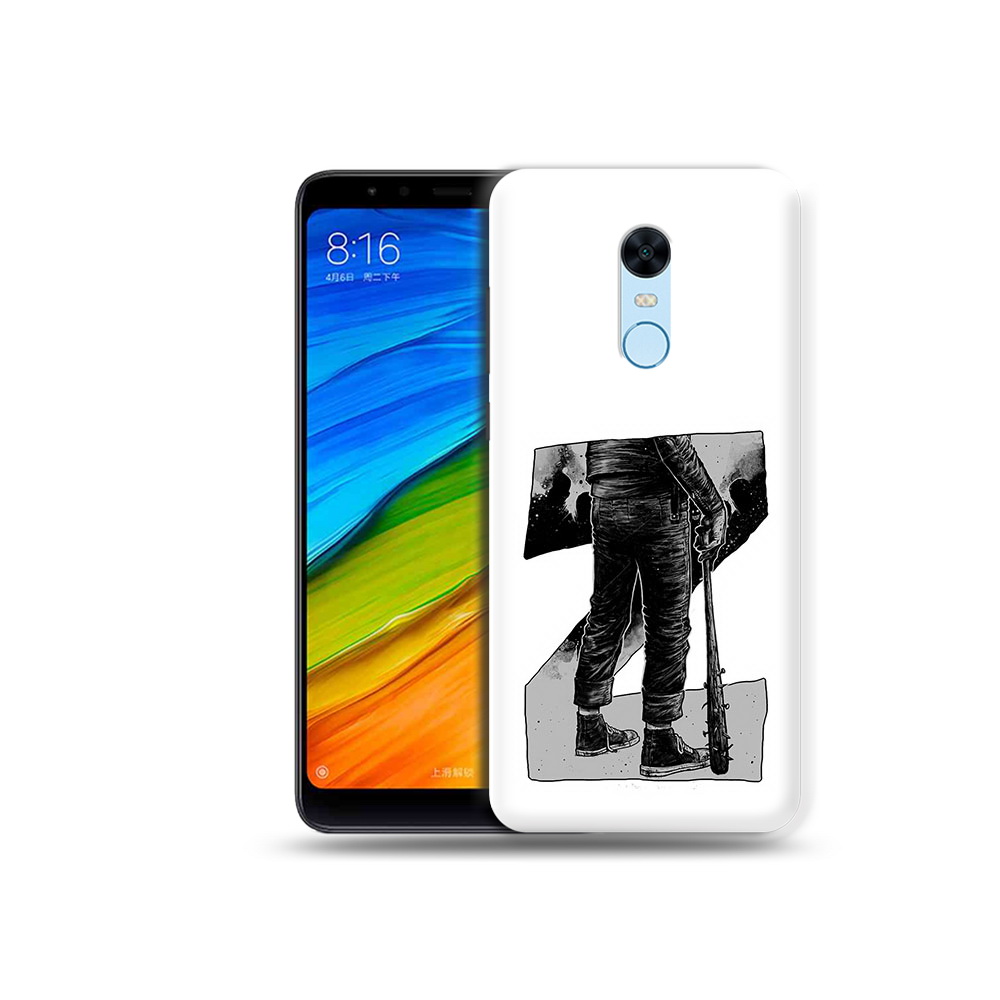 

Чехол MyPads Tocco для Xiaomi Redmi 5 Plus воин черно белый (PT94743.327.265), Tocco
