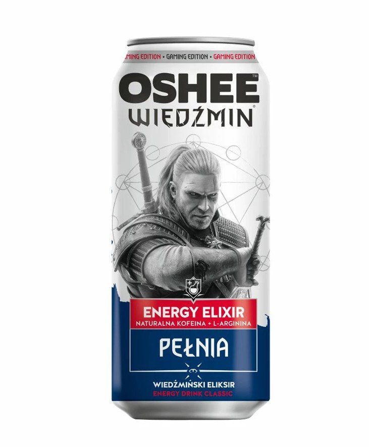Энергетический напиток Oshee Ведьмак Witcher Elixir Full Moon,  0,5 л х 24 шт
