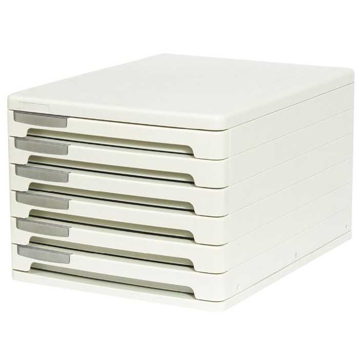 

Бокс универсальный ErichKrause Office, 6 отделений, серый