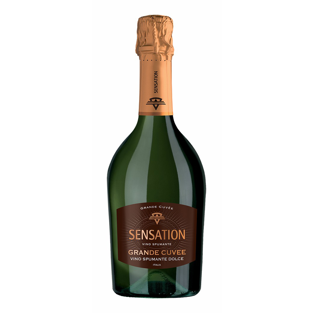 

Вино игристое Sensation Grande Cuvee белое полусладкое 9,5% 0,75 л Италия