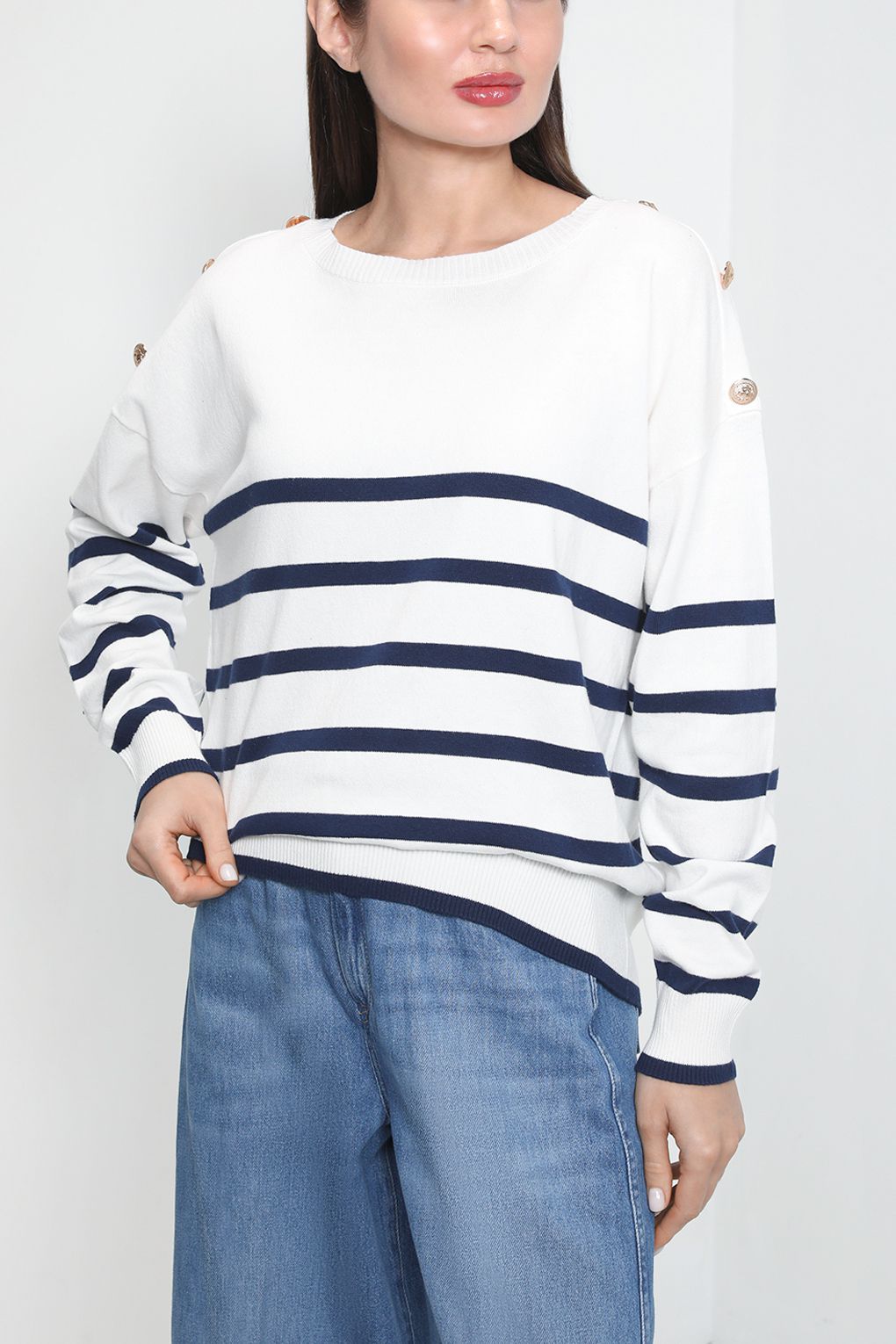 

Джемпер женский Auranna AU2304Т1447CD синий 3XL, AU2304Т1447CD