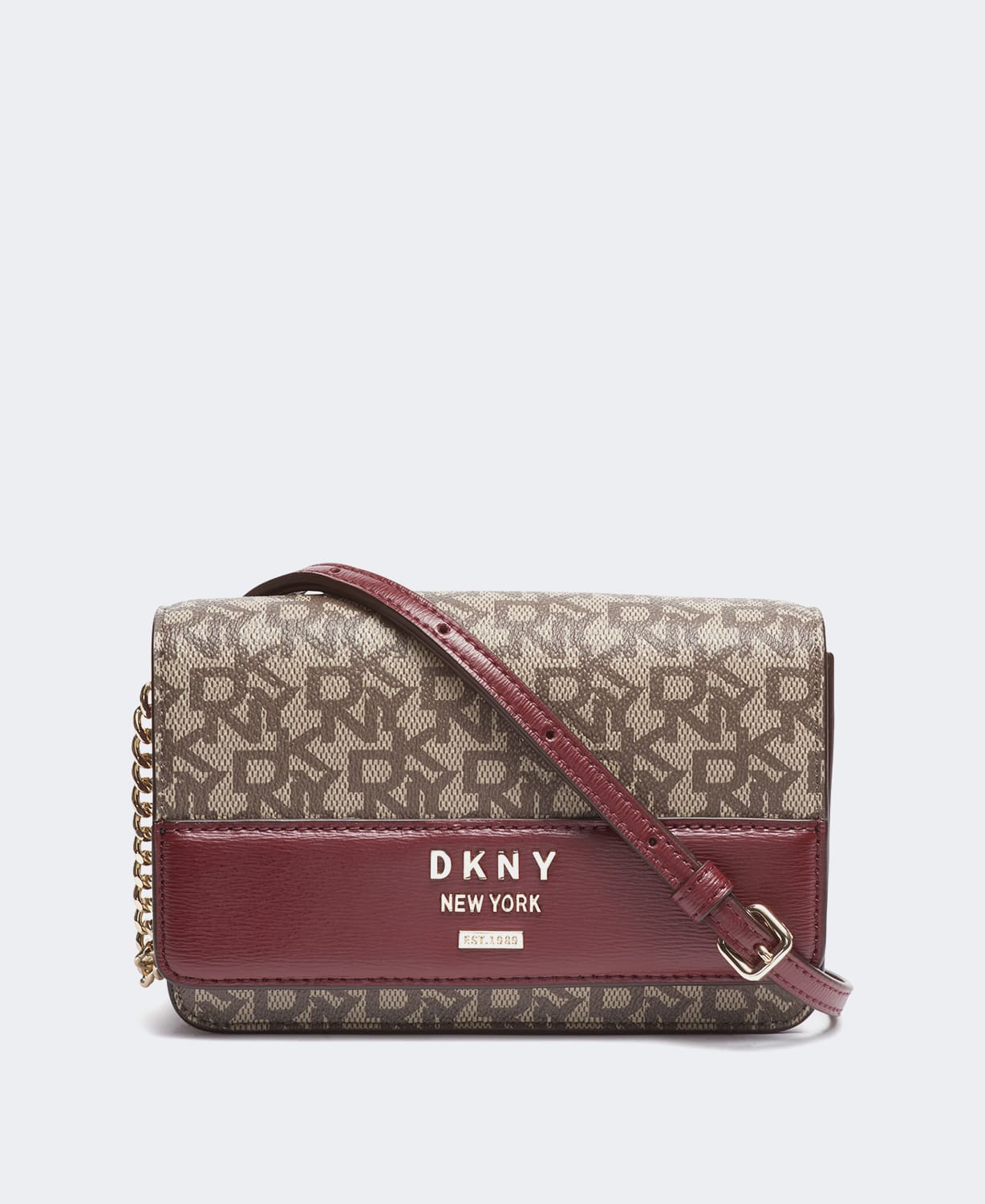 фото Сумка кросс-боди женская dkny r935jd70 бежевая