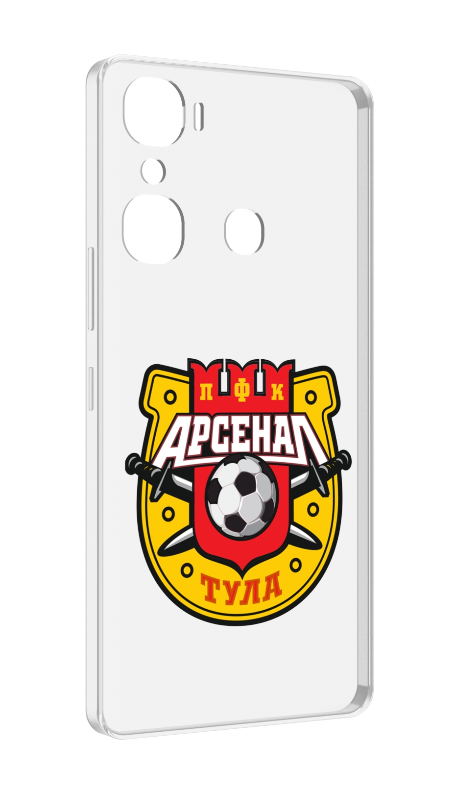 

Чехол MyPads фк арсенал тула мужской для Infinix Hot 12 Pro, Прозрачный, Tocco