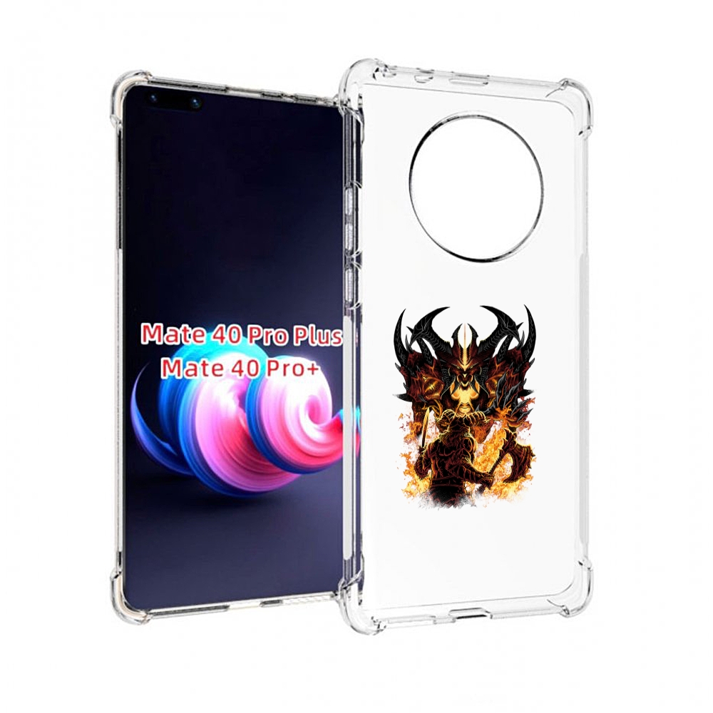 

Чехол MyPads демон shadow fiend для Huawei Mate 40 Pro+ Plus, Прозрачный, Tocco