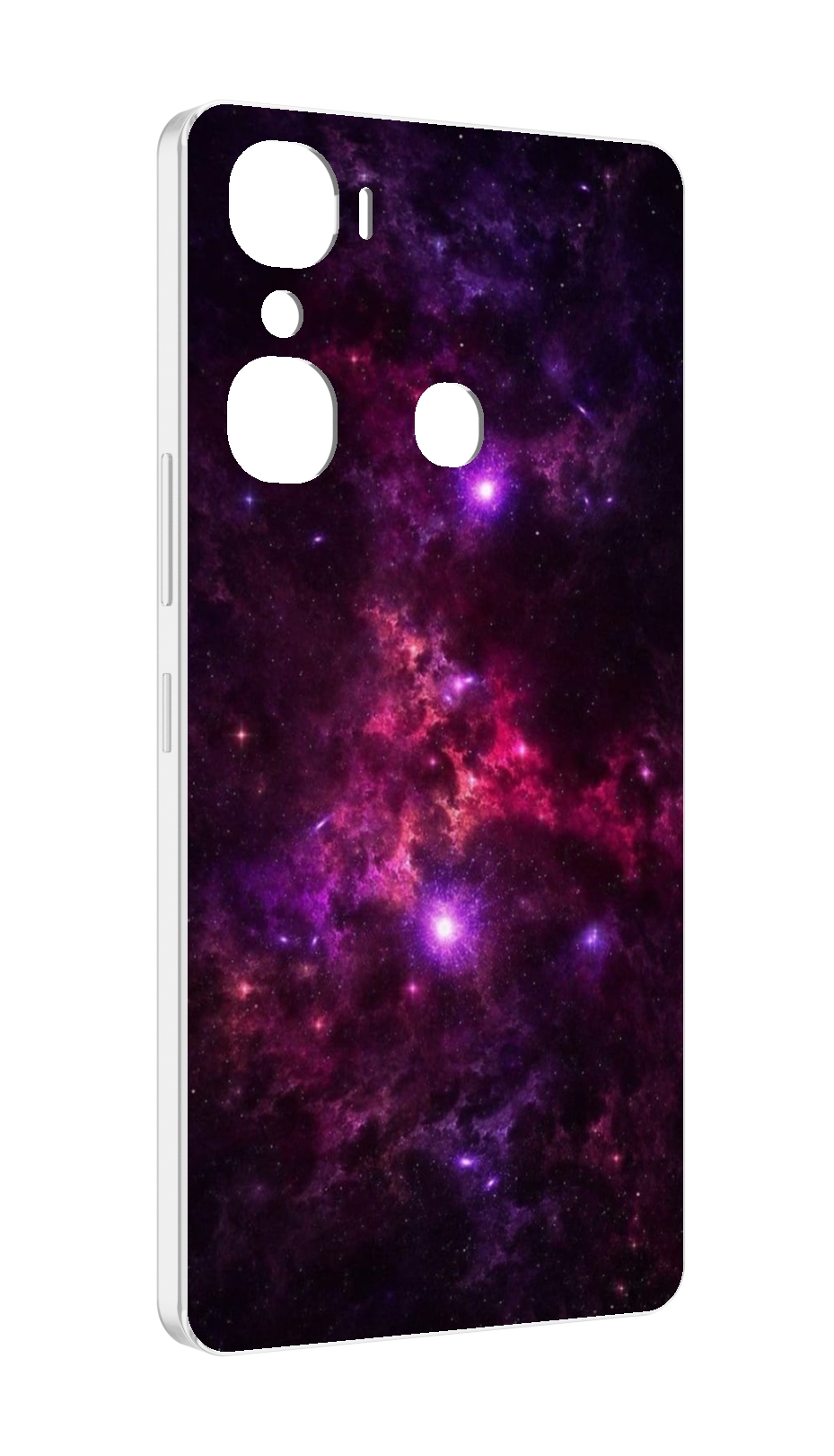 

Чехол MyPads фиолетовый-космос-с-облаками для Infinix Hot 12 Pro, Прозрачный, Tocco