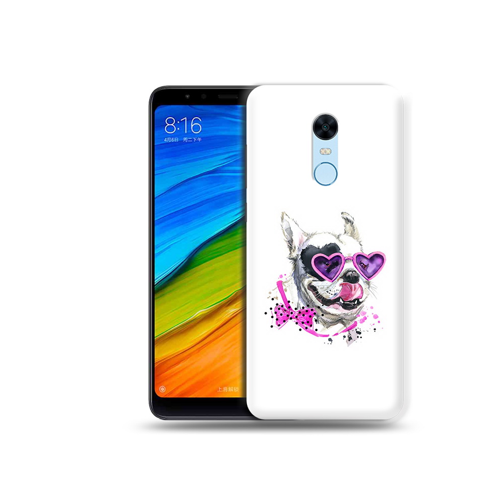 

Чехол MyPads Tocco для Xiaomi Redmi 5 Plus акварельный пёс (PT94743.327.218), Прозрачный, Tocco