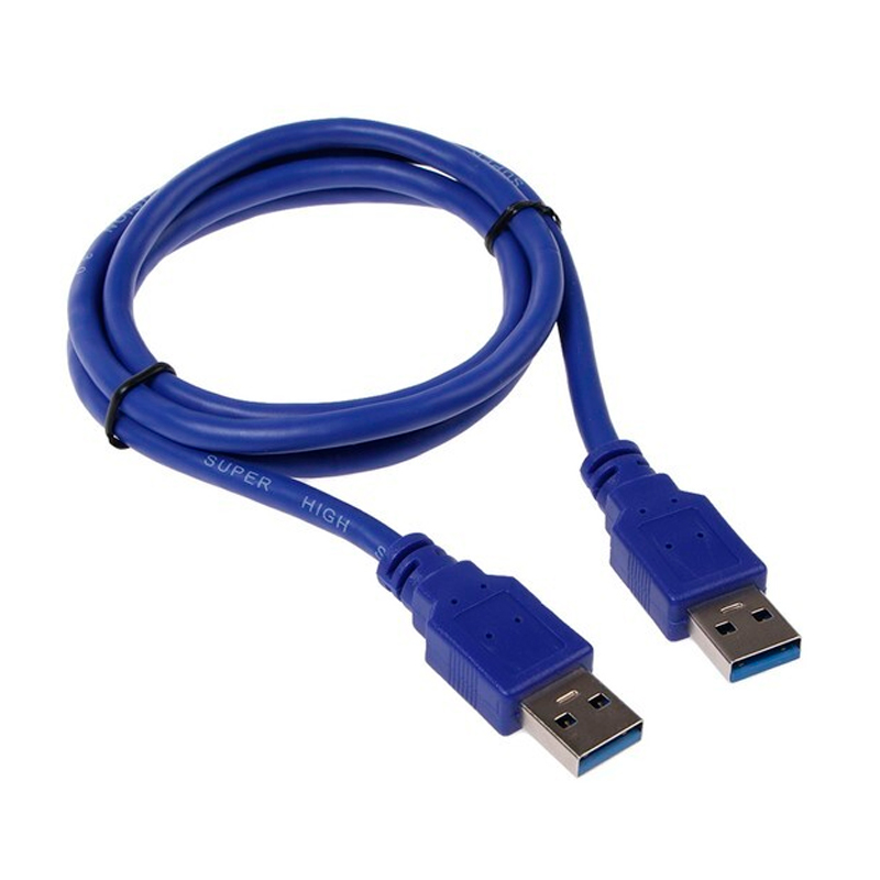 Кабель Gembird USB A - USB A вилка-вилка 1м (CCP-USB3-AMAM-1M) синий