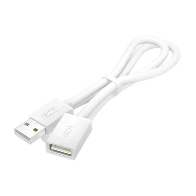 

Кабель GCR USB A - USB A вилка-розетка 0.3м (GCR-UEC5M-BB-0.3m) белый