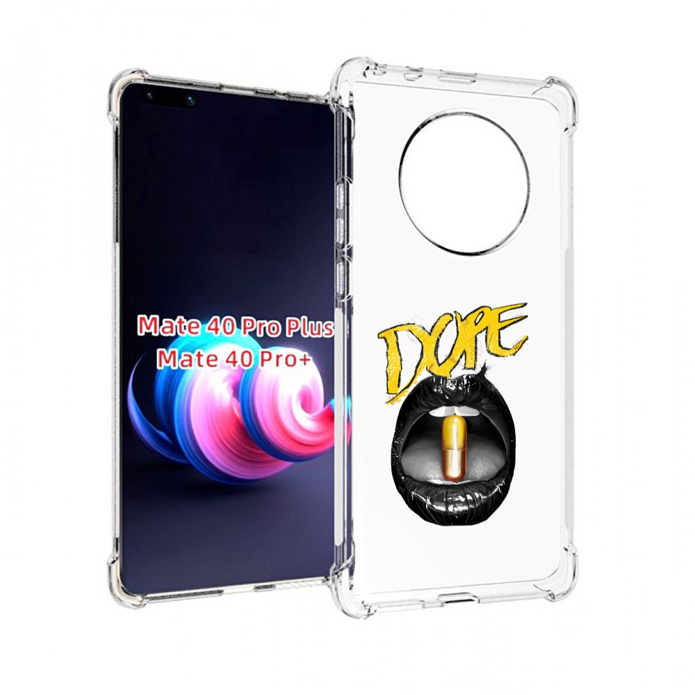 

Чехол MyPads губы для Huawei Mate 40 Pro+ Plus, Прозрачный, Tocco