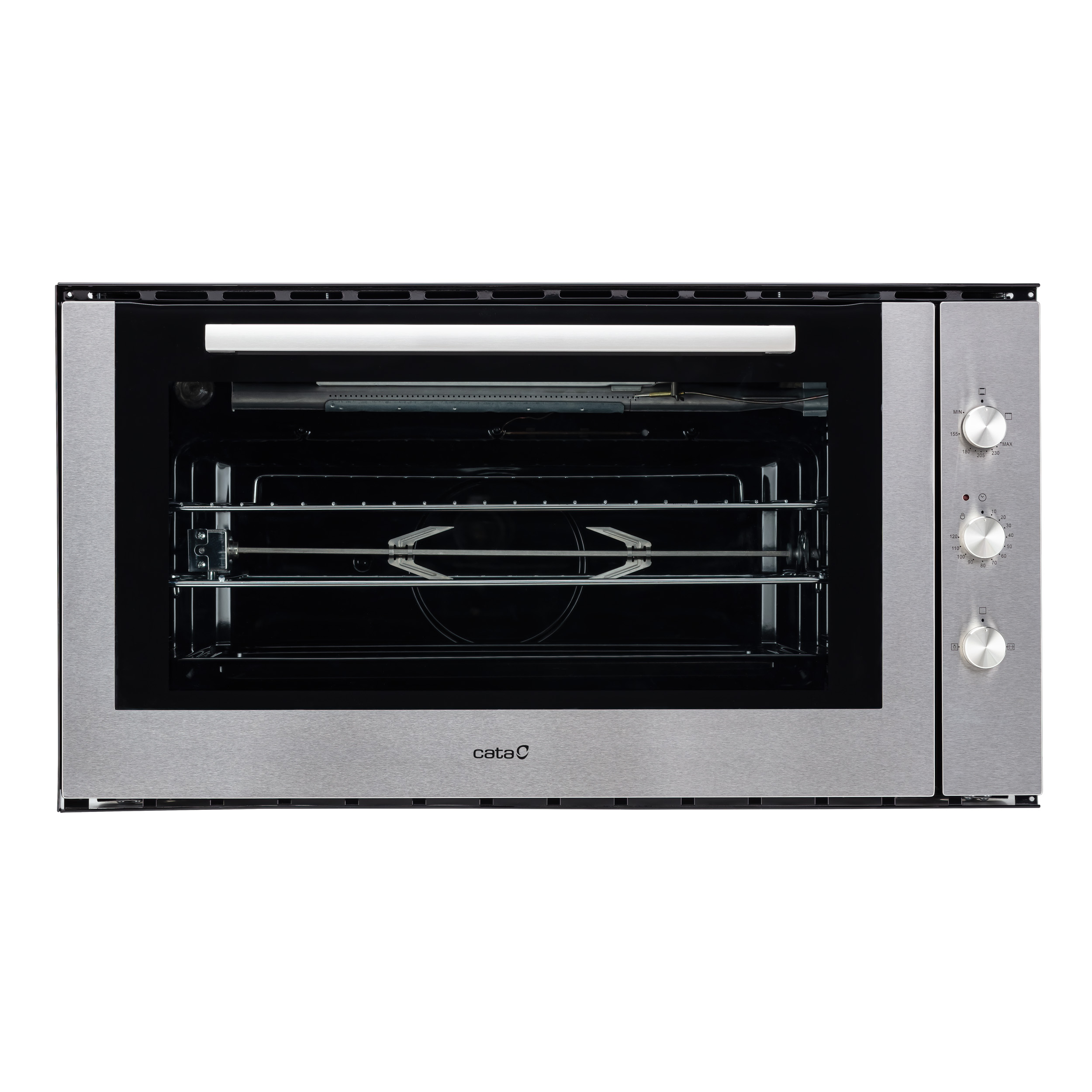 

Встраиваемый газовый духовой шкаф CATA HFG-900 серебристый, HFG-900