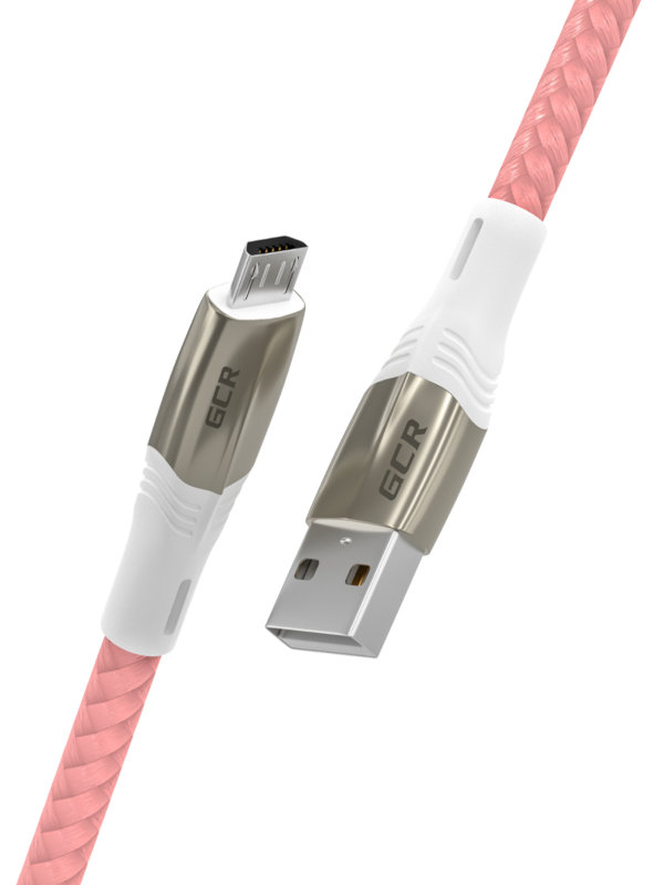 фото Аксессуар gcr usb - microusb 1.2m mercedes pink gcr-51954