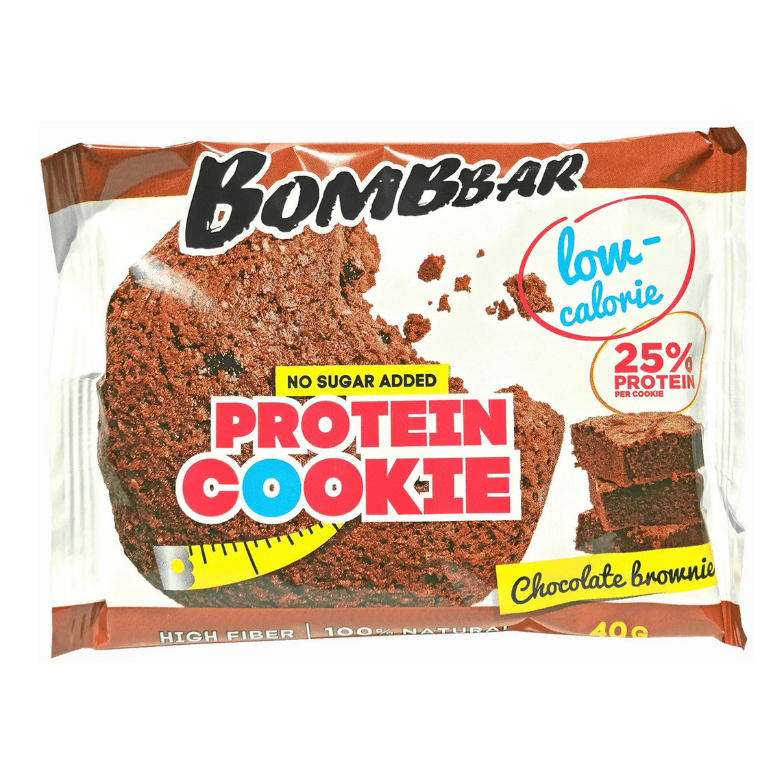 Печенье BombBar Шоколадный брауни неглазированное 40 г