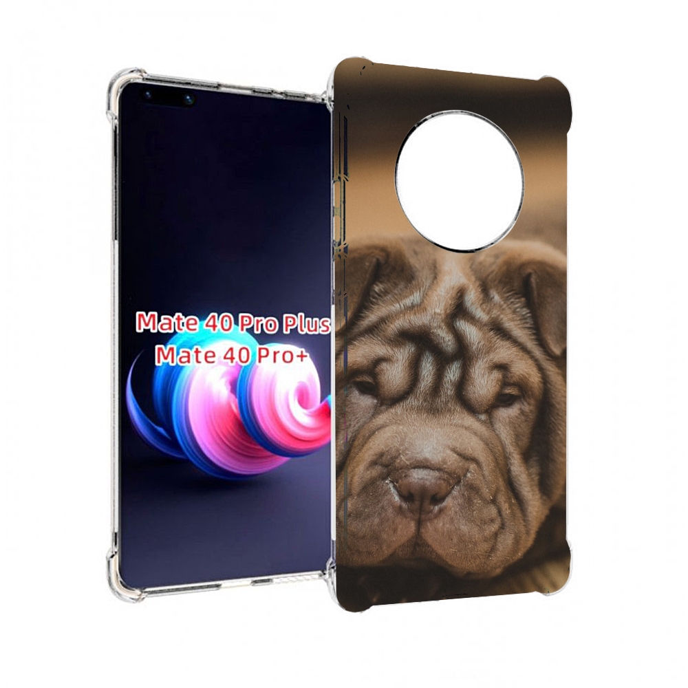 

Чехол MyPads шарпеи для Huawei Mate 40 Pro+ Plus, Прозрачный, Tocco