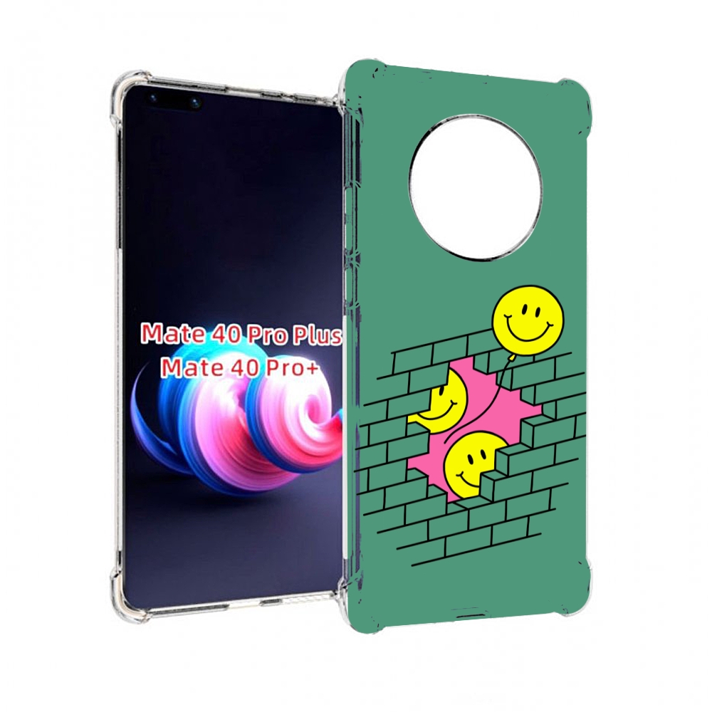 

Чехол MyPads шарики в стене для Huawei Mate 40 Pro+ Plus, Прозрачный, Tocco
