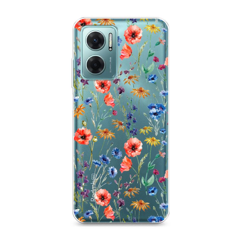 

Чехол Awog на Xiaomi Redmi 10 5G "Маки и васильки фон", 313550-8