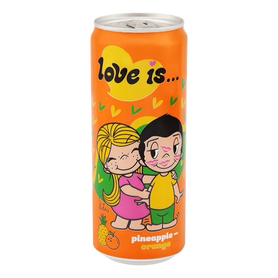 

Газированный напиток Love is ананас и апельсин 0,33 л
