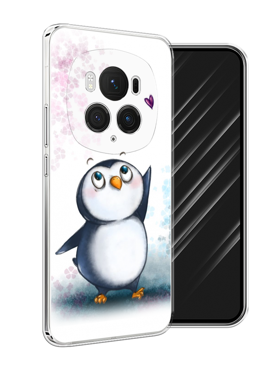 

Чехол Awog на Honor Magic 6 Pro "Пингвин и сердечко", Белый, 6123750-1