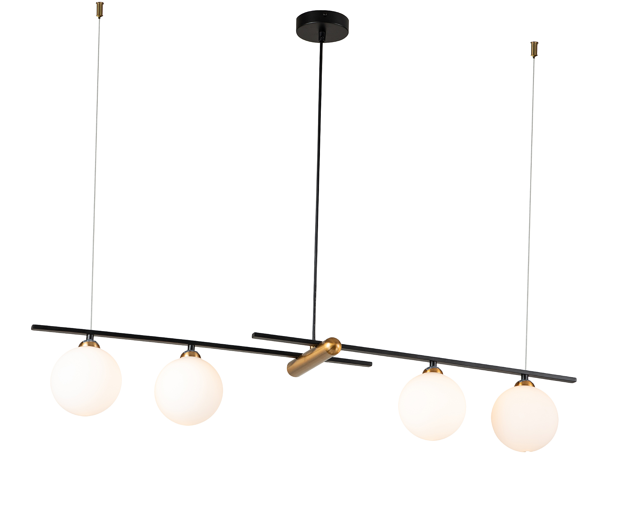 

Светильник подвесной INDIGO Opaco 11015/4P Black V000153, Черный, G9