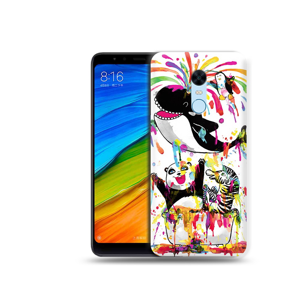 

Чехол MyPads Tocco для Xiaomi Redmi 5 Plus Хиппи кит (PT94743.327.191), Прозрачный, Tocco