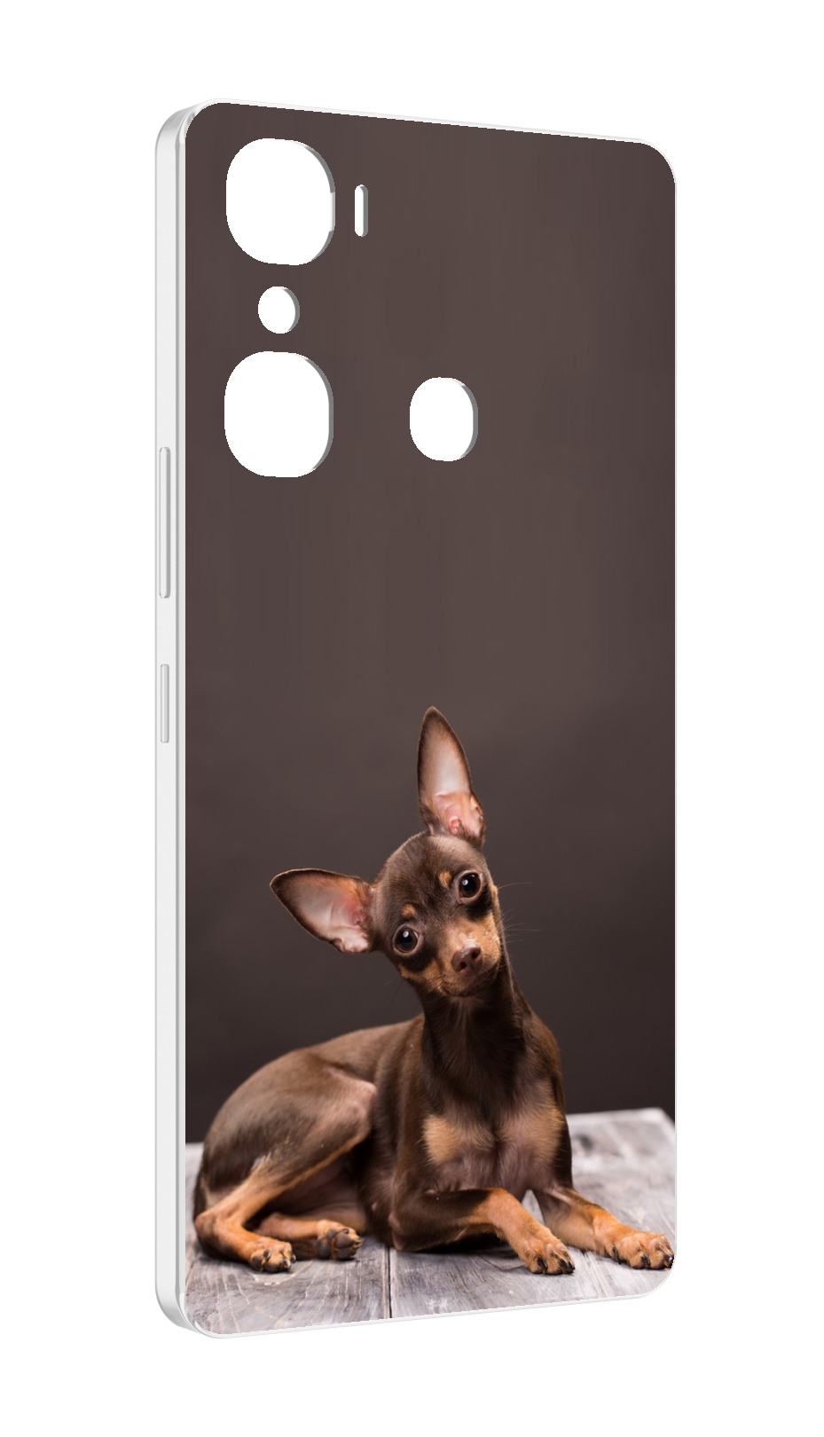 

Чехол MyPads тои терьер для Infinix Hot 12 Pro, Прозрачный, Tocco