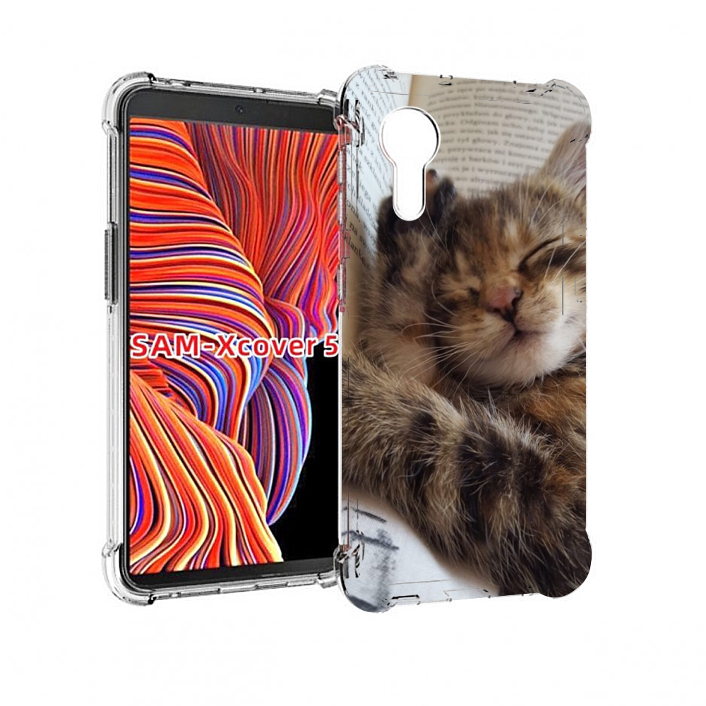 

Чехол MyPads Спящий-котенок для Samsung Galaxy Xcover 5, Прозрачный, Tocco