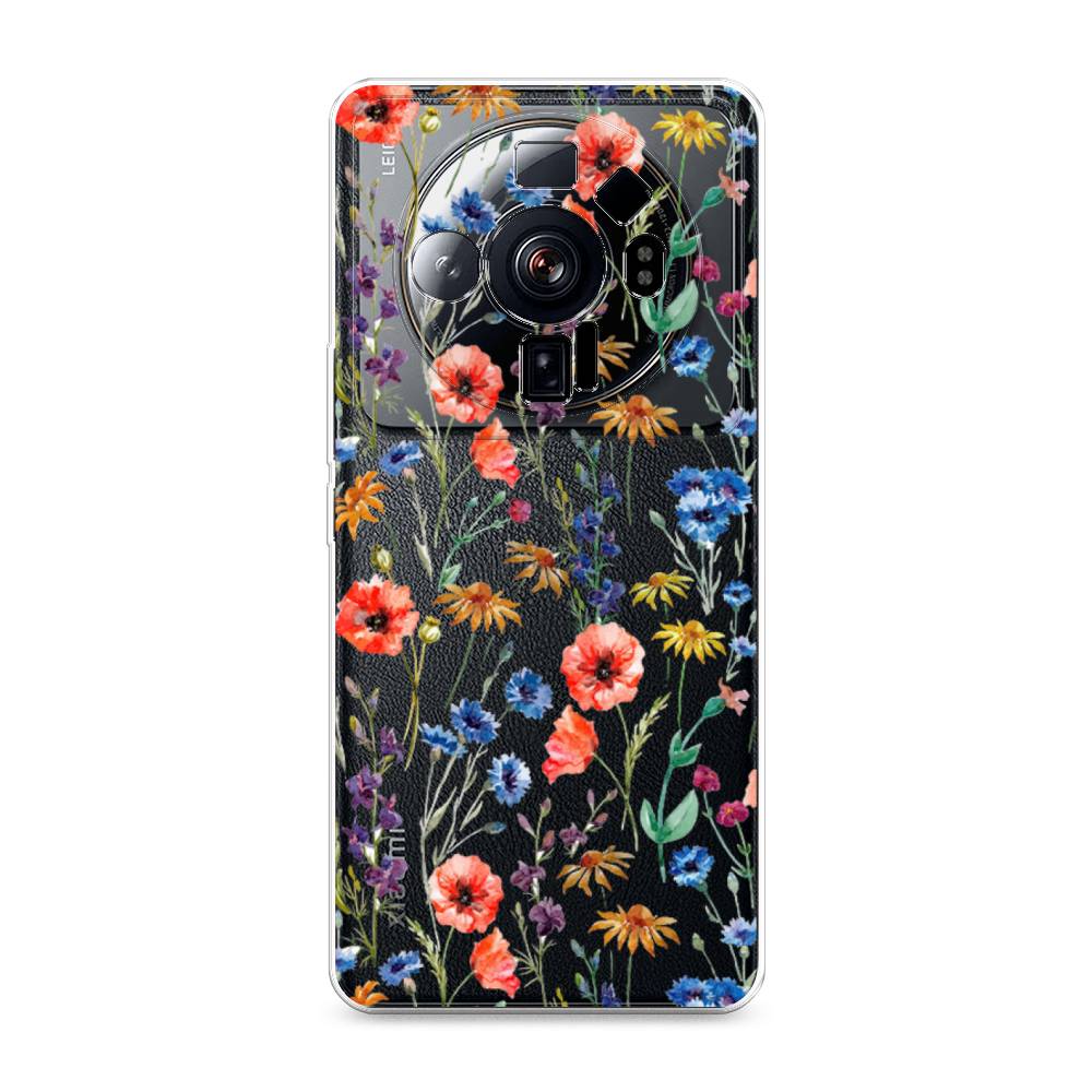 

Чехол Awog на Xiaomi 12S Ultra "Маки и васильки фон", 314550-8