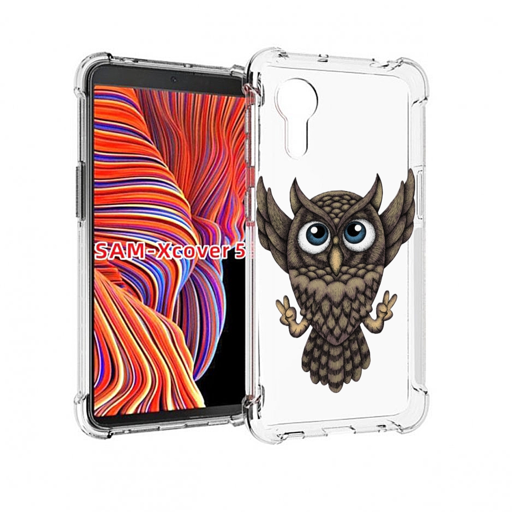 

Чехол MyPads Сова для Samsung Galaxy Xcover 5, Прозрачный, Tocco