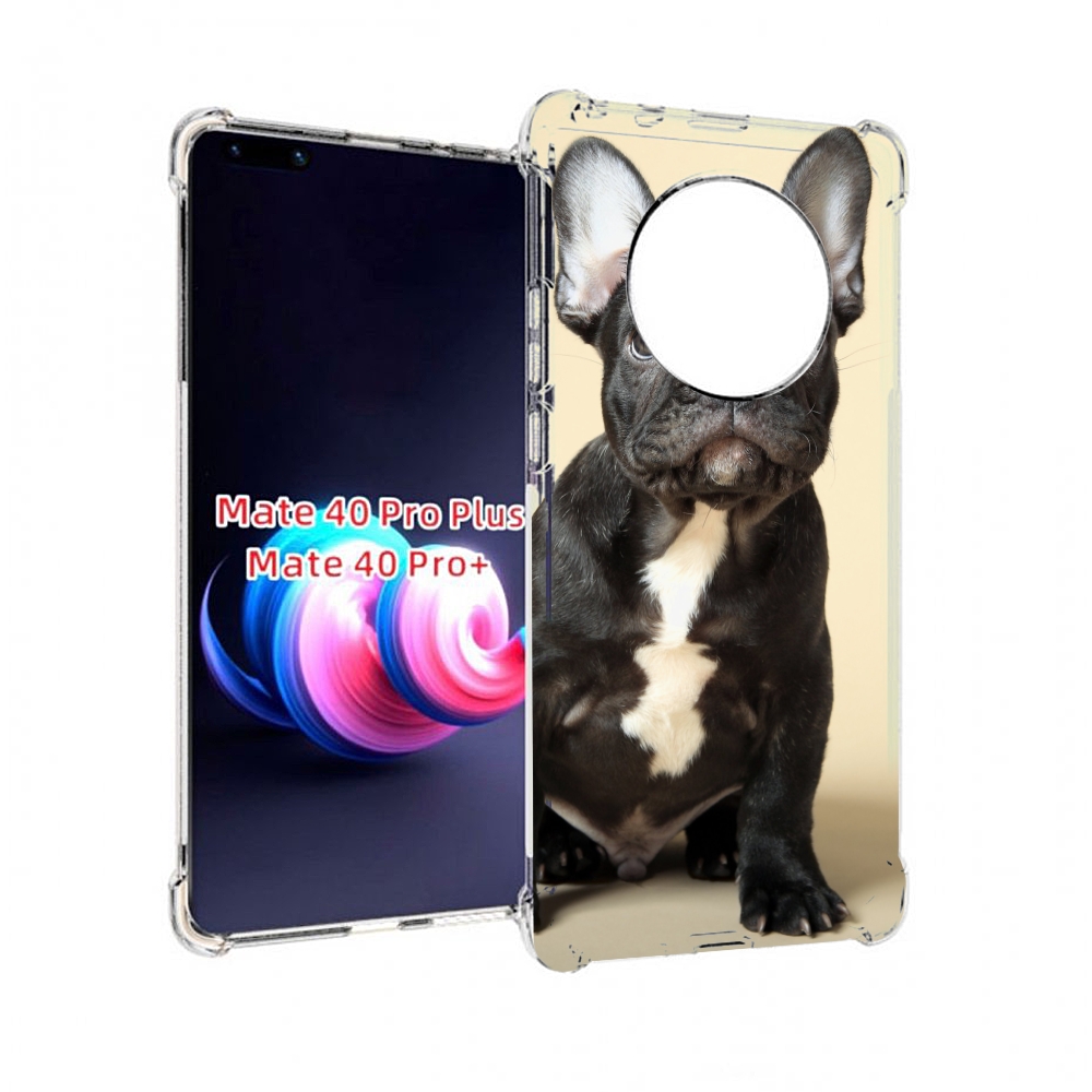 

Чехол MyPads французскии бульдог для Huawei Mate 40 Pro+ Plus, Прозрачный, Tocco