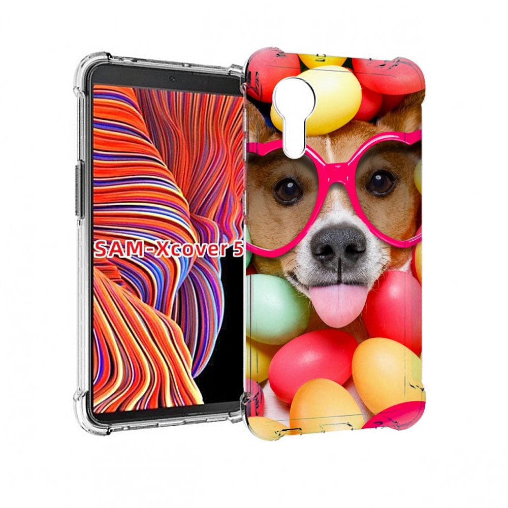 

Чехол MyPads Собака-в-яйцах для Samsung Galaxy Xcover 5, Прозрачный, Tocco