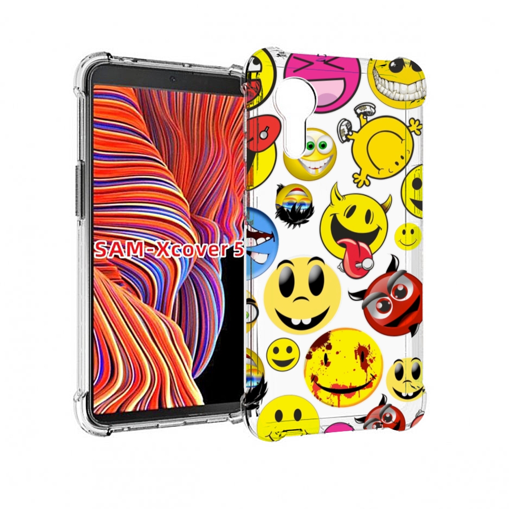 

Чехол MyPads Смайлики для Samsung Galaxy Xcover 5, Прозрачный, Tocco