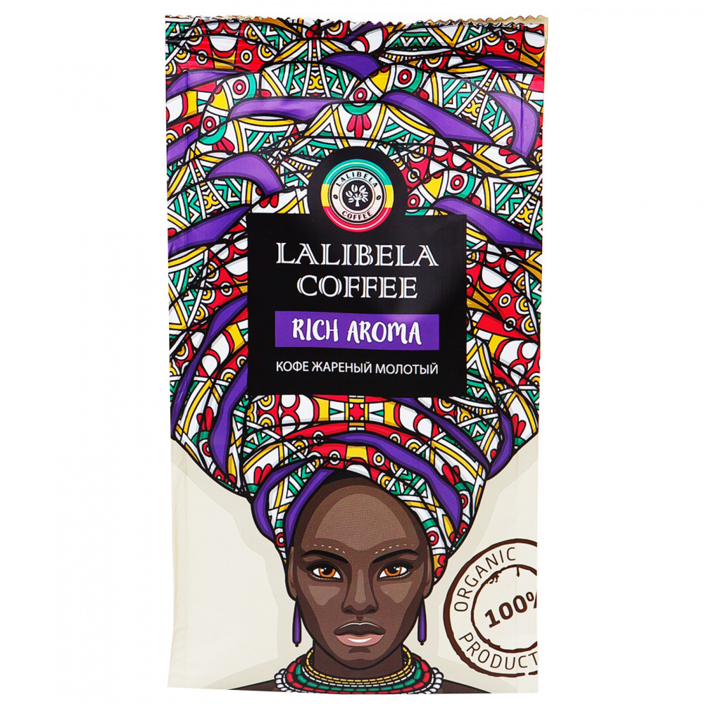 

Кофе молотый Lalibela Coffee "Rich aroma", 200 г