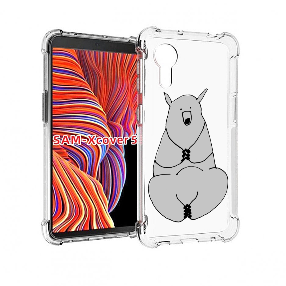 

Чехол MyPads Серый медведь для Samsung Galaxy Xcover 5, Прозрачный, Tocco
