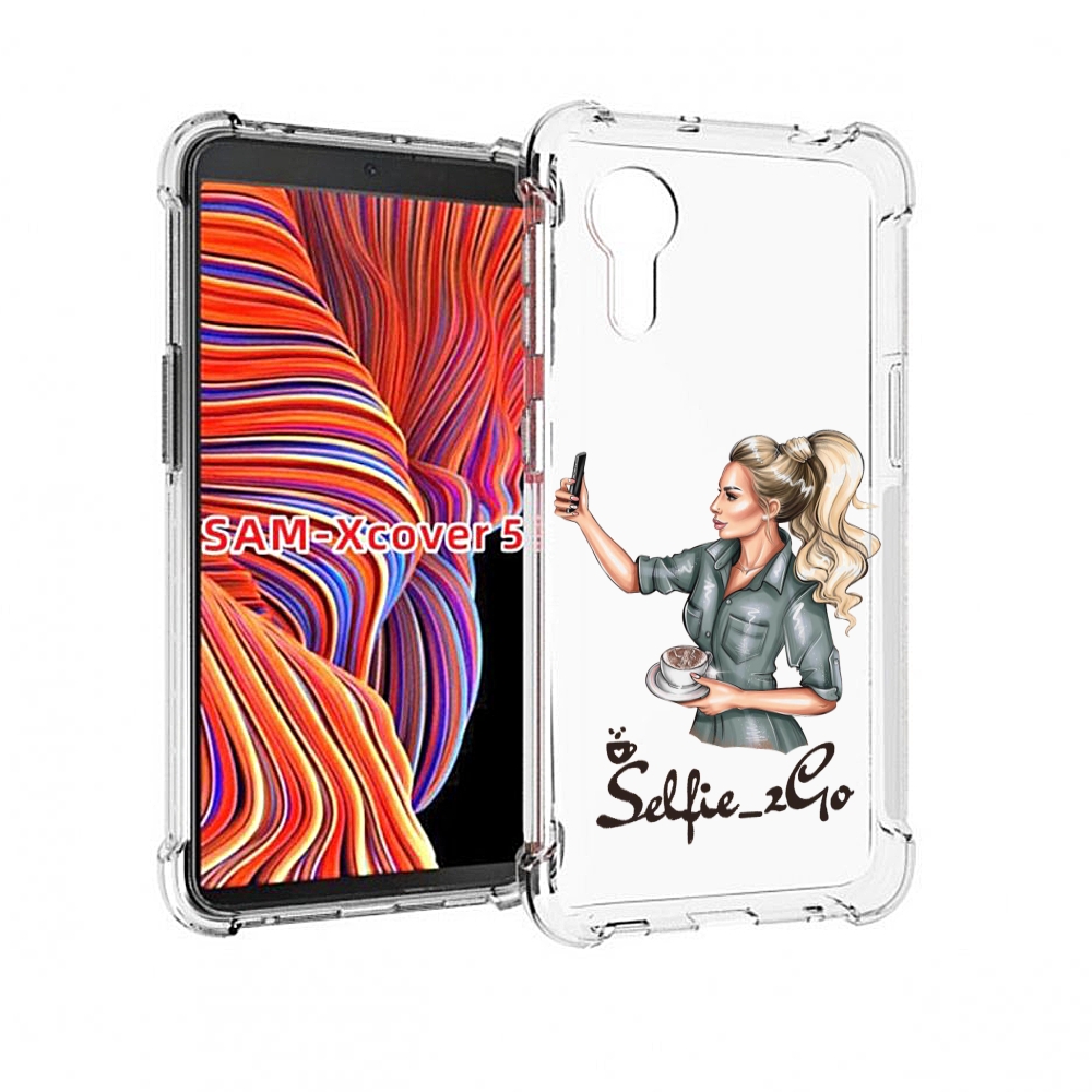 

Чехол MyPads Селфи-девушка женский для Samsung Galaxy Xcover 5, Прозрачный, Tocco