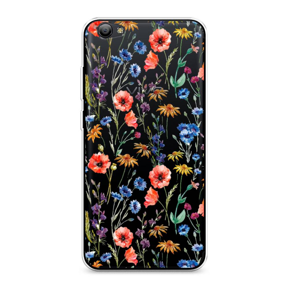 

Чехол Awog на Vivo Y65/Y66 "Маки и васильки фон", 260550-8