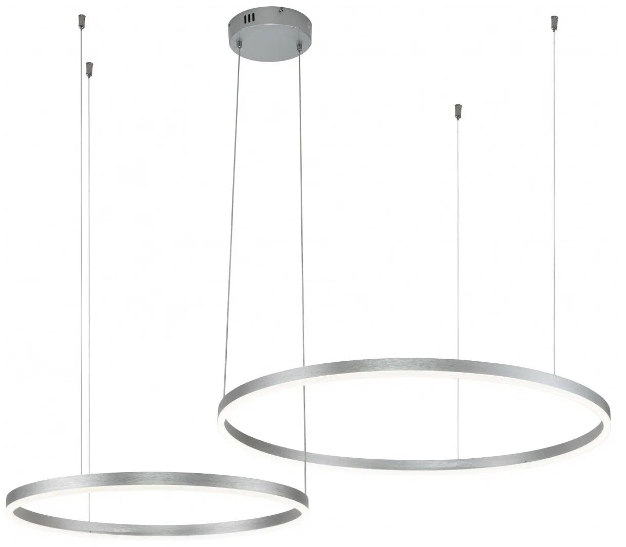 

Подвесная люстра Indigo Galass 14001/2P Silver V000012L, Серебро, LED