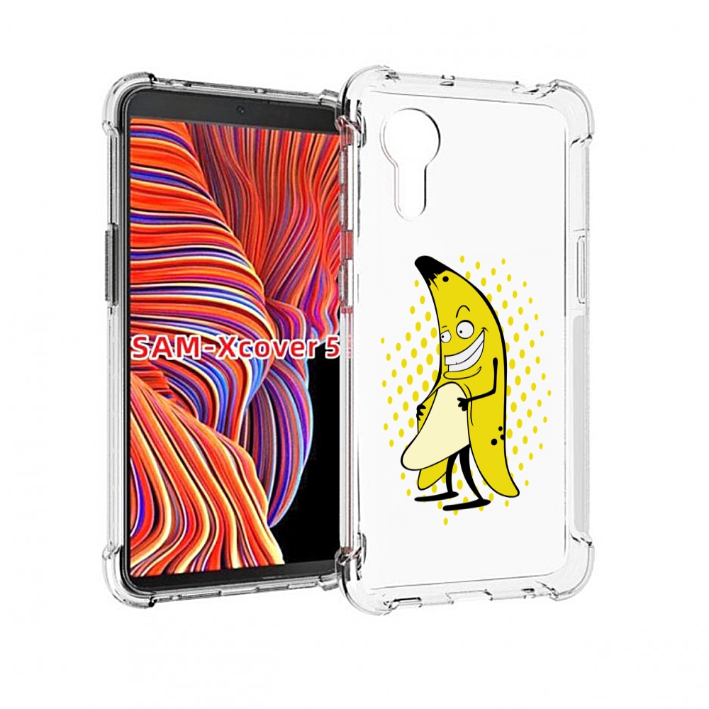 Чехол MyPads Раздетый-банан для Samsung Galaxy Xcover 5