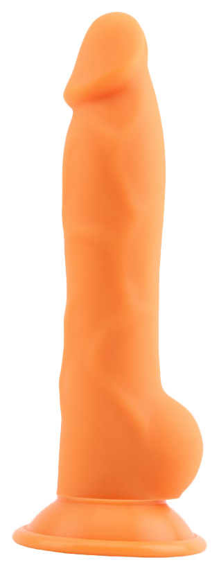 Оранжевый фаллоимитатор Rick.G 22,6 см 197570