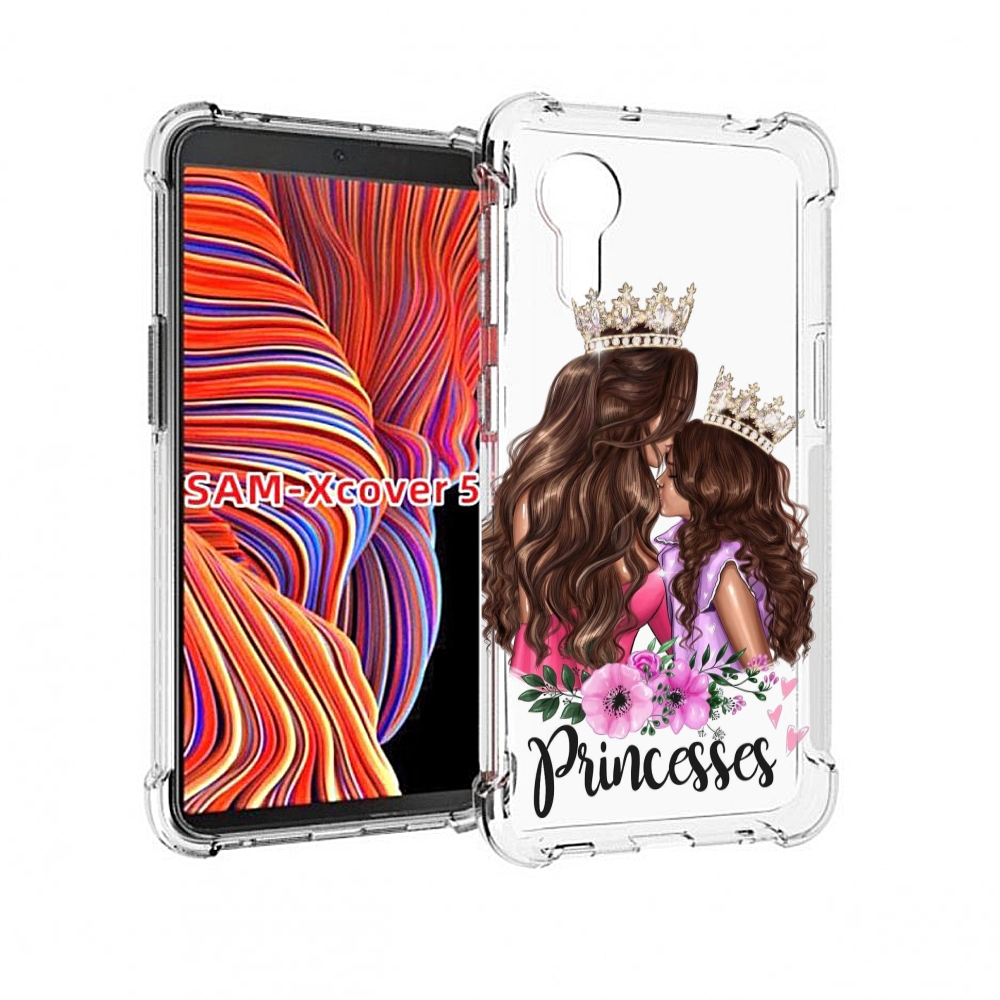 

Чехол MyPads Принцессы женский для Samsung Galaxy Xcover 5, Прозрачный, Tocco