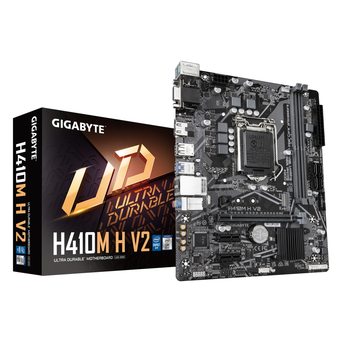 

Материнская плата Gigabyte H410M H V2 2.1, RTL, H410M H V2 2.1