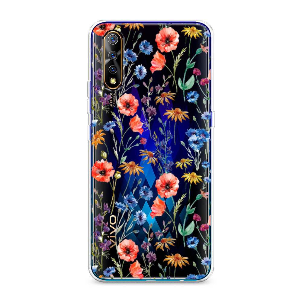 

Чехол Awog на Vivo iQOO Neo/V17 Neo "Маки и васильки фон", 262050-8