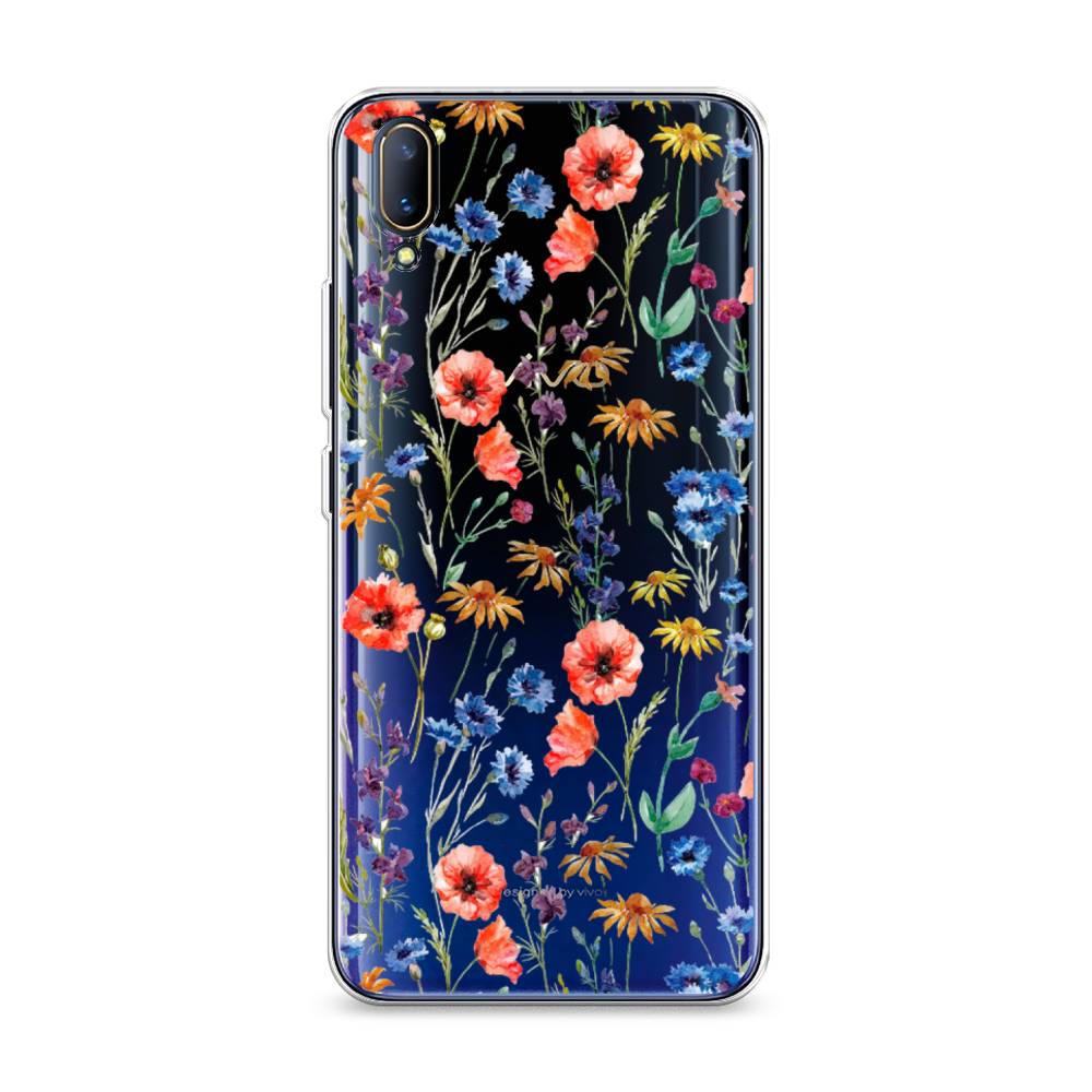 

Чехол Awog на Vivo V11/V11 Pro "Маки и васильки фон", 260850-8