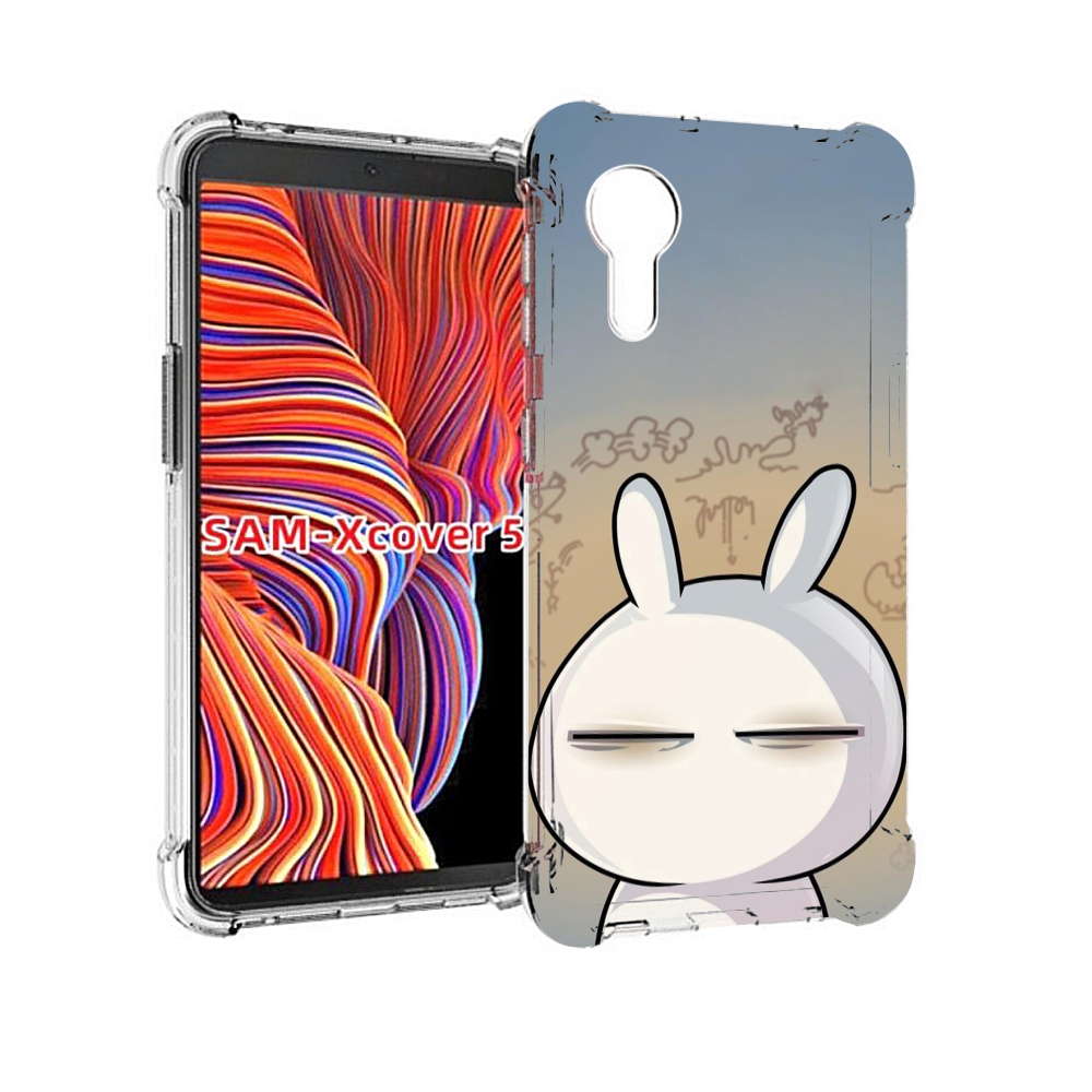 

Чехол MyPads Подозрительный-зайка для Samsung Galaxy Xcover 5, Прозрачный, Tocco